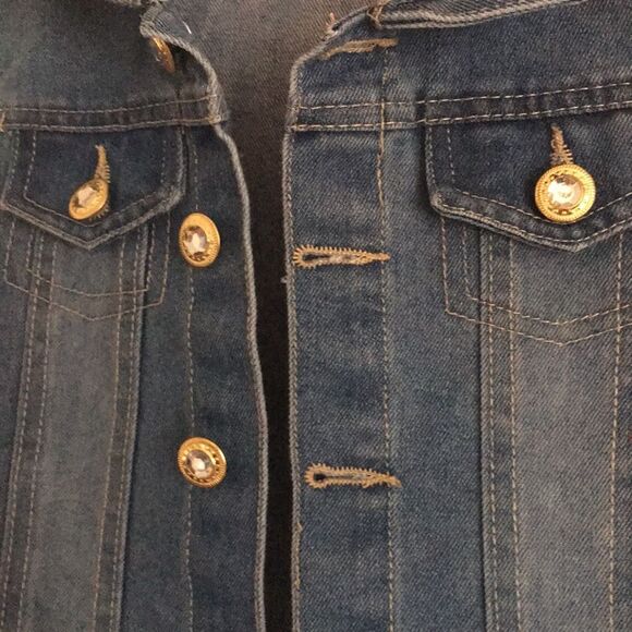 One Step Up Girls Denim Jacket: Size 5/6 - Picture 2 of 6